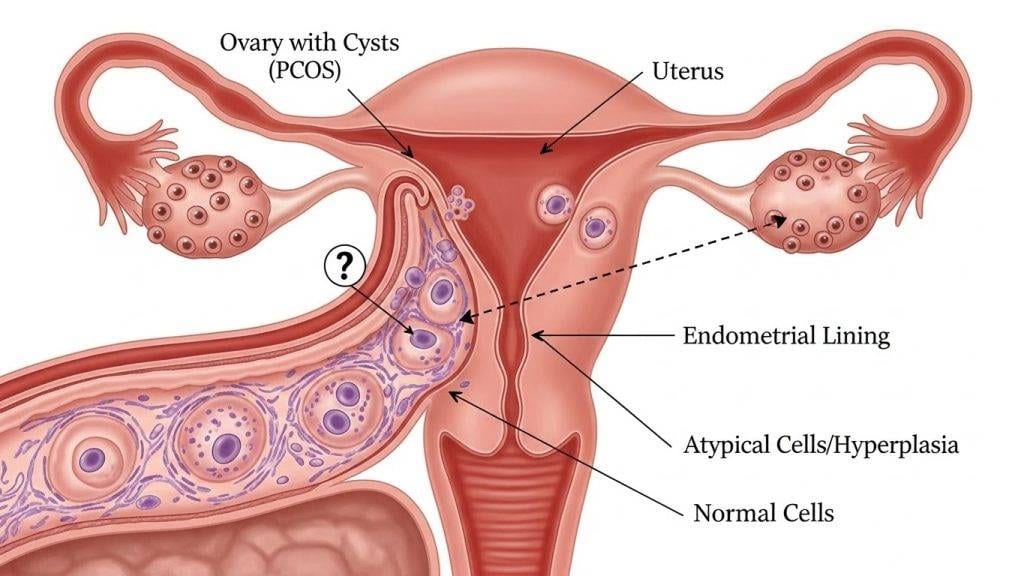 Can PCOS Cause Endometrial Cancer? - Dr Lucas minig