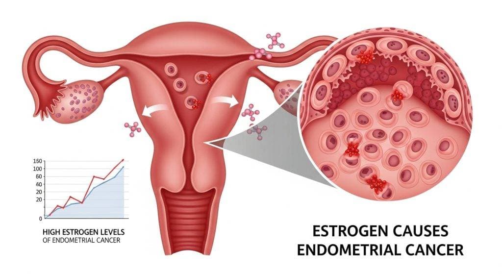 How Estrogen Causes Endometrial Cancer — Dr. lucas 