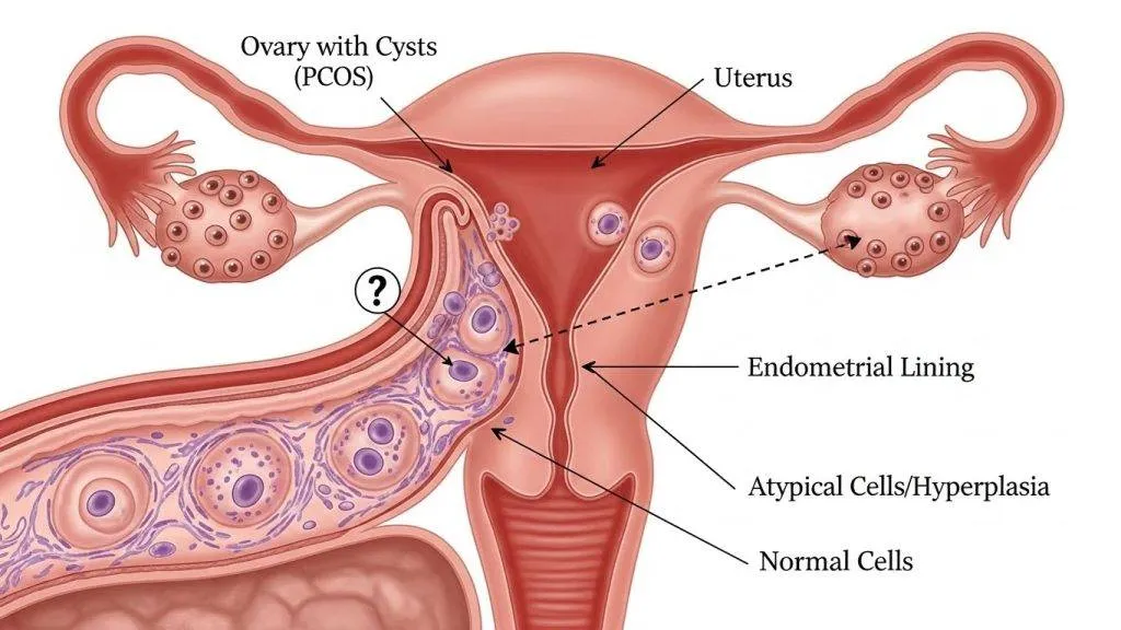 Can PCOS Cause Endometrial Cancer? - Dr Lucas minig