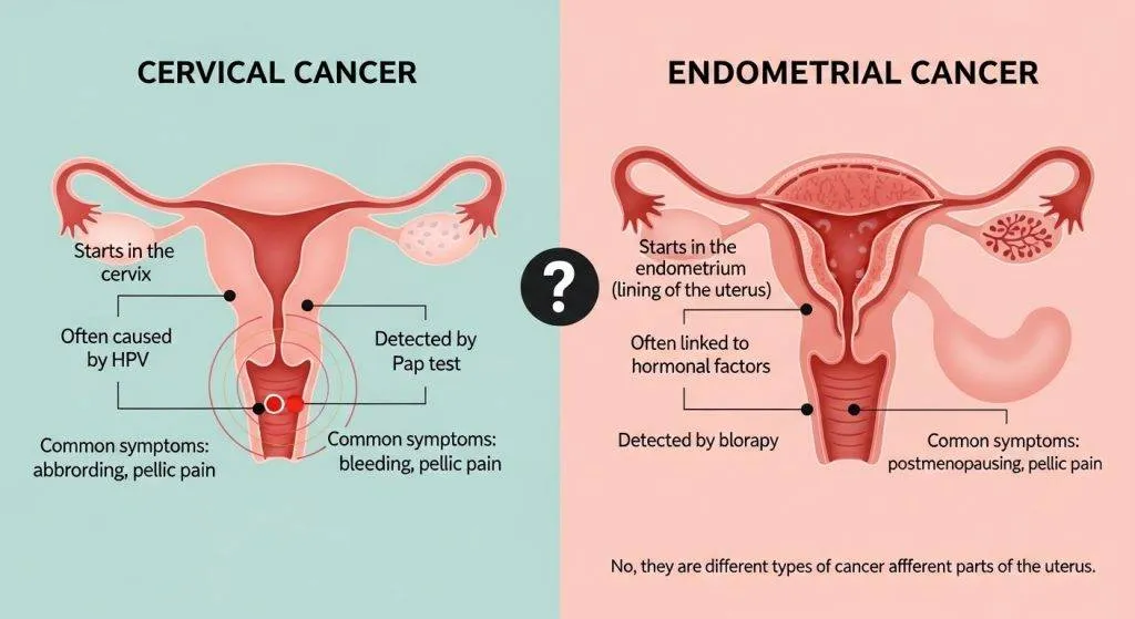 Is Cervical Cancer the Same as Endometrial Cancer? — Dr. lucas minig